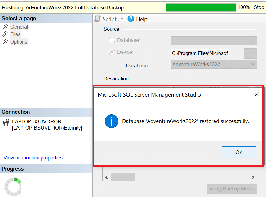 How to Configure a SQL Database