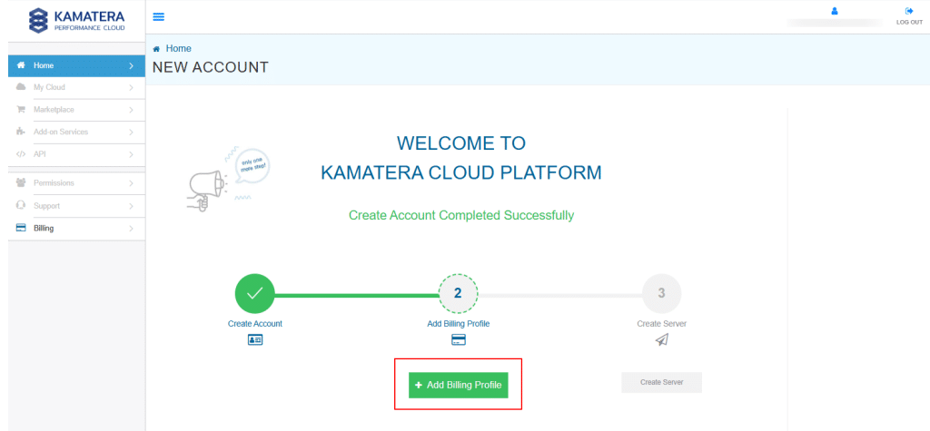 How to Set Up an Account on Kamatera
