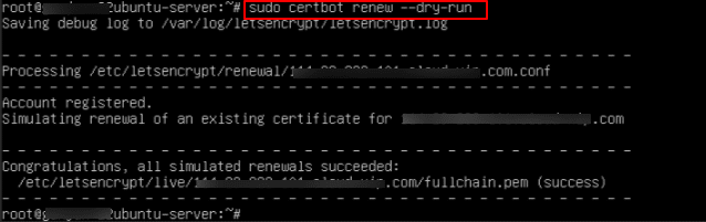 How to renew Let's Encrypt certificates