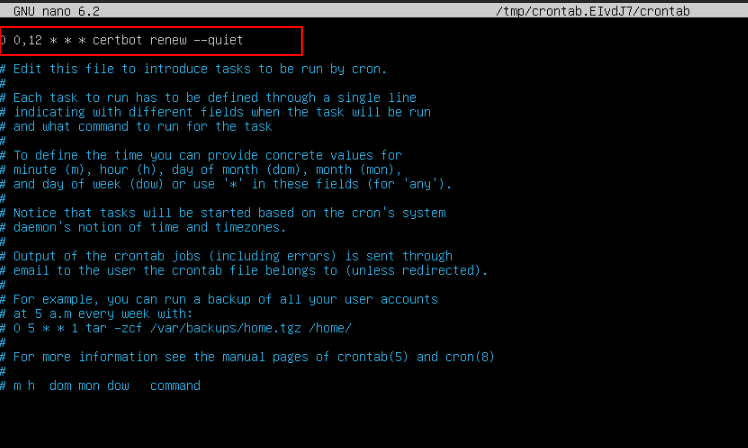 How to renew Let's Encrypt certificates