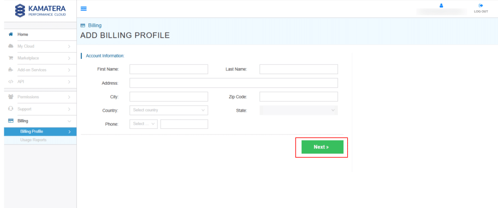How to Set Up an Account on Kamatera