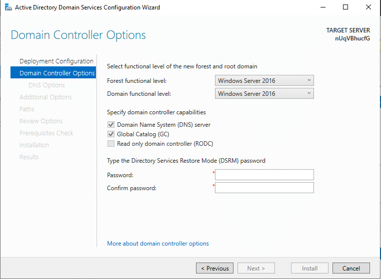 Configuring Domain Controllers on Kamatera for Active Directory Services