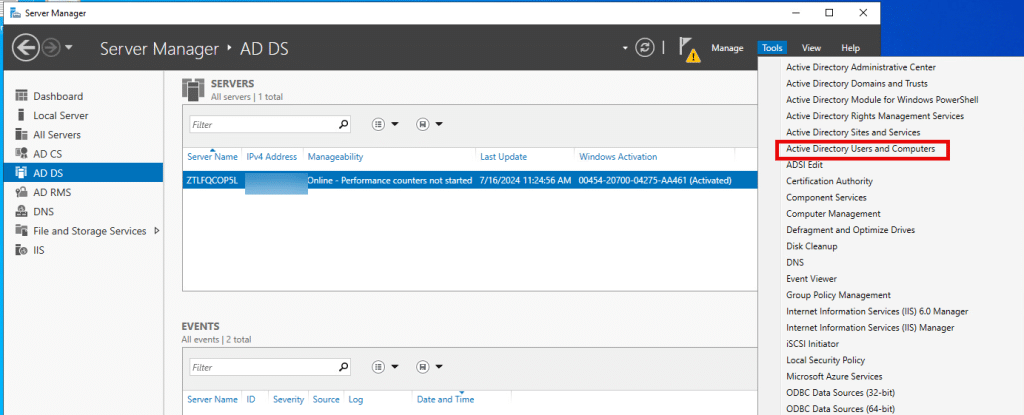 How to create, manage, and delete users and groups in Active Directory