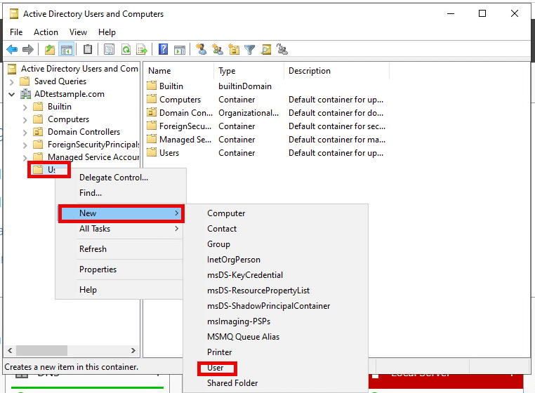 How to create, manage, and delete users and groups in Active Directory