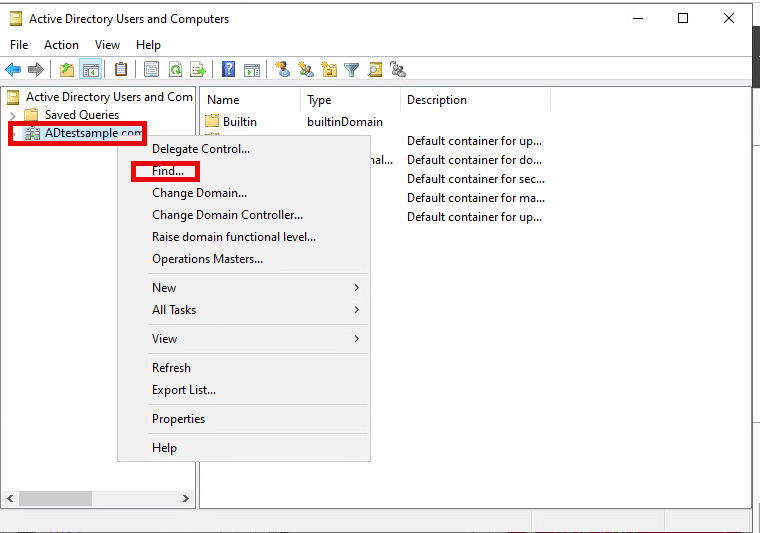 How to create, manage, svand delete users and groups in Active Directory