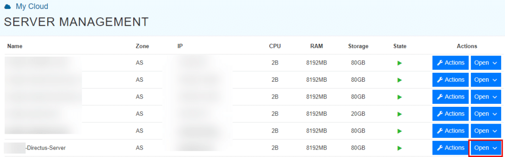 Server management