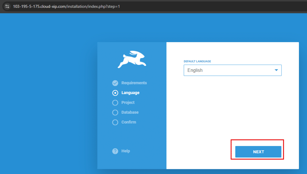 Directus account creation