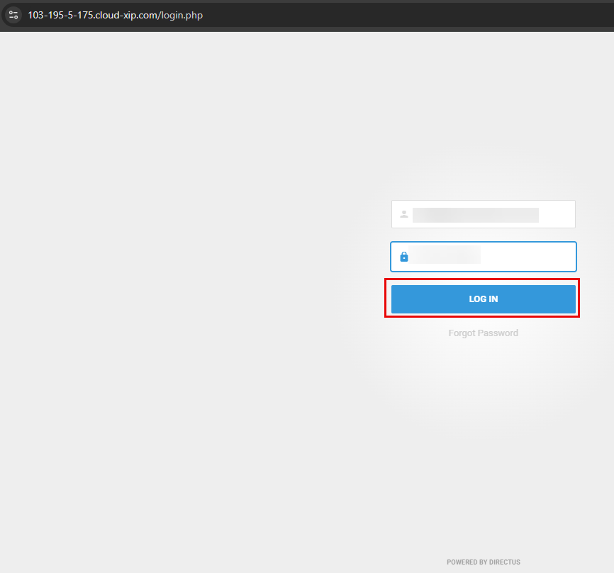 Directus login