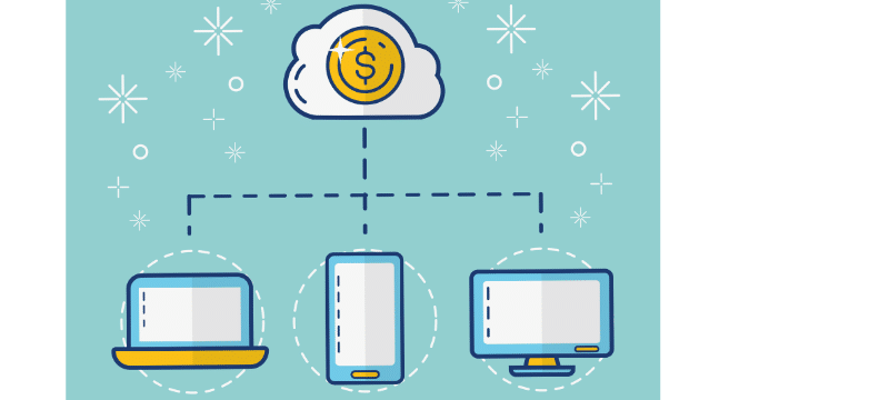 Cloud cost diagram