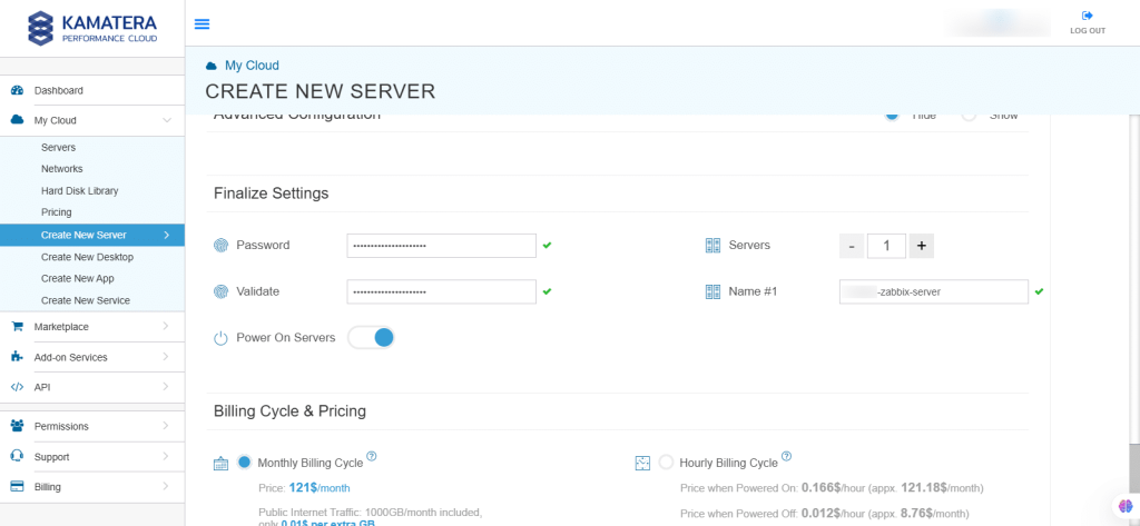 zabbix screenshot