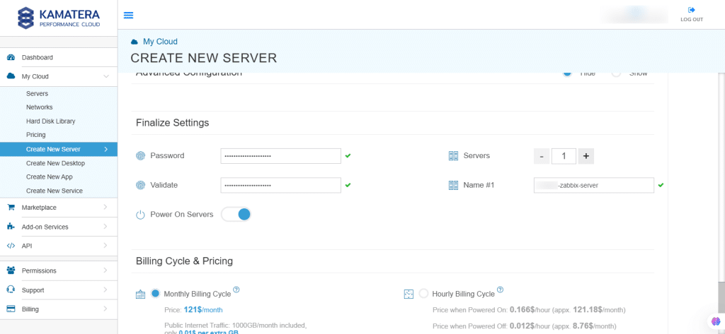 zabbix screenshot