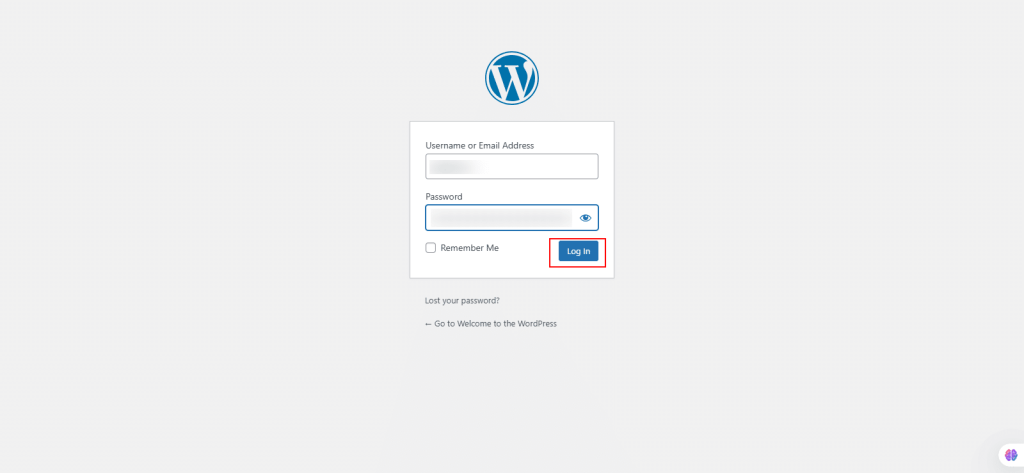 Wordpress screenshot