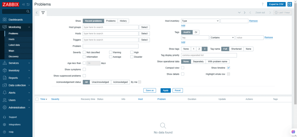 zabbix screenshot