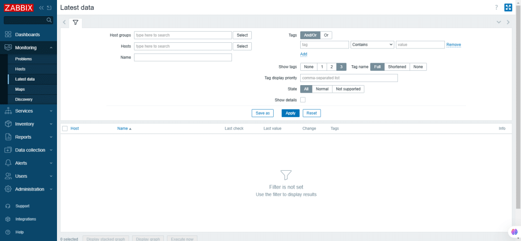 zabbix screenshot