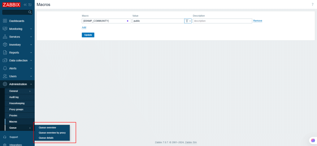 zabbix screenshot