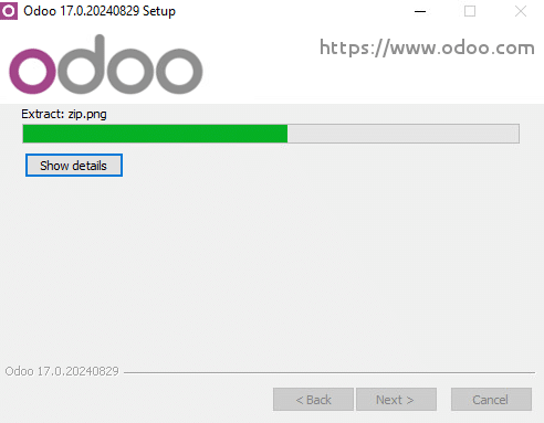 Odoo screenshot