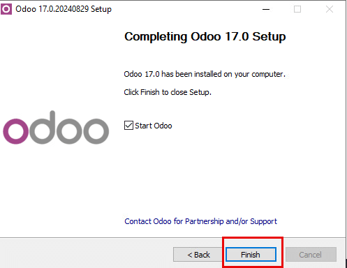 Odoo screenshot