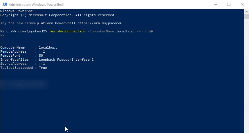 Windows PowerShell screenshot