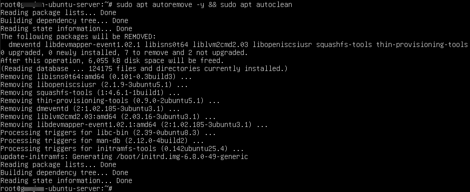 Ubuntu terminal screenshot